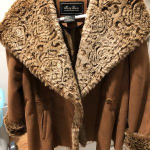 Terry Lewis Classic Luxuries Suede Coat with Hood